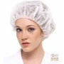 CUFFIA IN PLP CON ELASTICO CONF DA 100 PZ COLORE BIANCO 