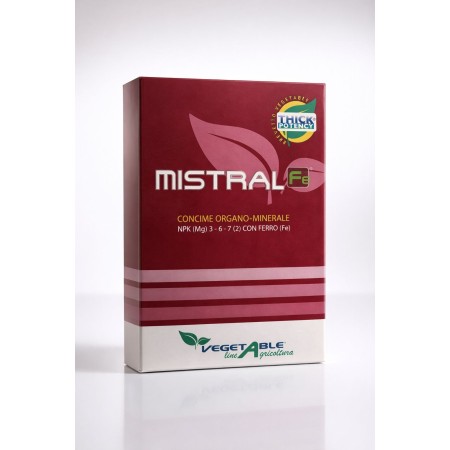 VEGETABLE MISTRAL FERT CONCIME BIOLOGICO AD ALTO CONTENUTO DI FERRO KG. 1