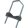 ZANCA ANTENNA PARABOLA A RINGHIERA ACCIAIO ZINCATO PALO MM 30/60 CM. 16x6,0