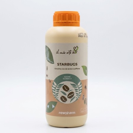 NEWPHARM STARBUGS CONCIME FOGLIARE E PER RADICALE A BASE DI SOLFATO DI MAGNESIO LT. 1