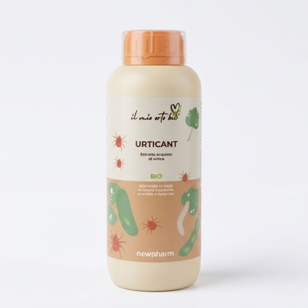 NEWPHARM URTICANT INSETTICIDA ACARICIDA E FUNGICIDA A BASE DI ESTRATTO DI ORTICA LT. 1
