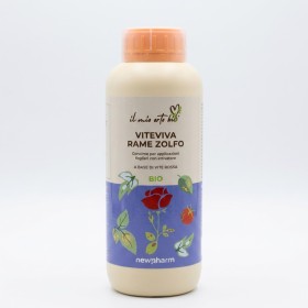 NEWPHARM VITEVIVA CONCIME LIQUIDO A BASE DI RAME E ZOLFO A BASE DI VITE ROSSA KG. 1