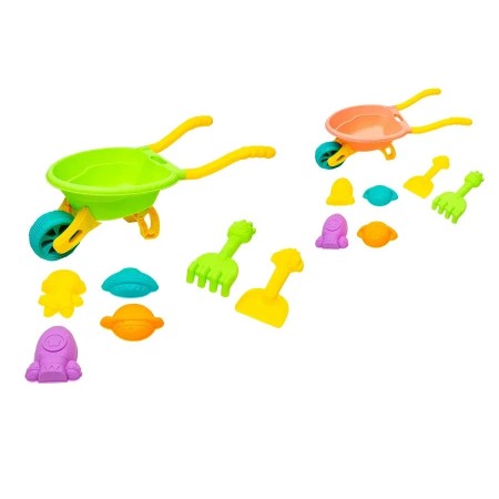 SET 7PZ GIOCHI MARE C/CARRIOLA 2ASS M.763056