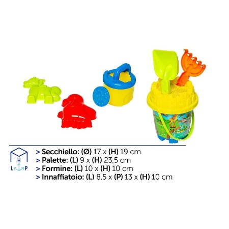 SET 7PZ SECCHIELLO E ACCESSORI M009