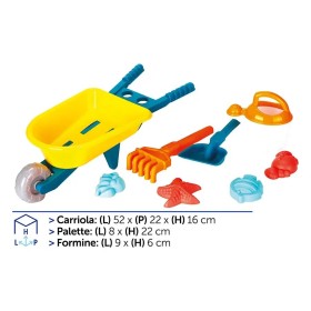 SET 8PZ GIOCHI MARE C/CARRIOLA M.1367 2ASS