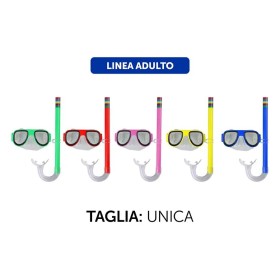 SET TUBO/MASCHERA NUOTO M.25413-10 5 ASS