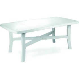 TAVOLO RETTANGOLARE IN PP MODELLO SENNA BIANCO 1 CM. 80x100x72