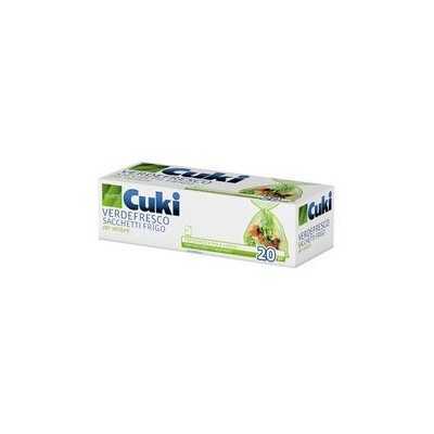 CUKI VERDEFRESCO SACCHETTI FRIGO PER VERDURE MICROFORATI CM
