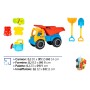 SET 7 PEZZI GIOCHI MARE PER BAMBINI CON CAMION FORMINE PALETTE E INNAFFIATOIO M.860