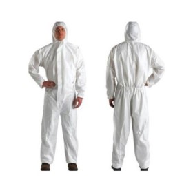 TUTA MONOUSO DPI CATEGORIA III TIPO 5/6 CE-0624 TG. S - XL BIANCO