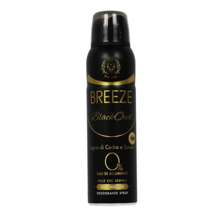 BREEZE DEO SPRAY 150 MEN BLACKOUD