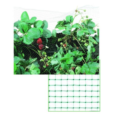 RETE PLASTICA ANTIUCCELLI VERDE mm. 12x12 mt. 10x2h.