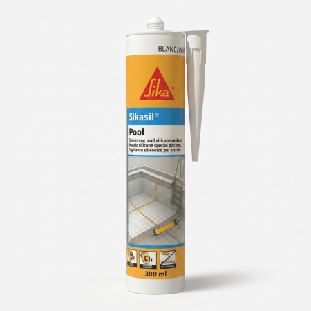 Sikasil Pool Sigillante siliconico per piscine e aree bagnate bianco ml. 300