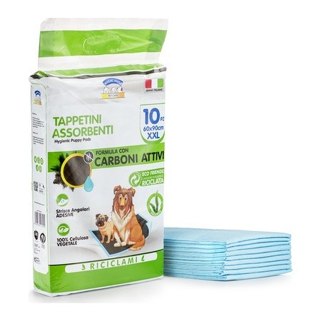 CLENDY PET TAPPET 10PZ 60X90 CARBONI ATTIVI