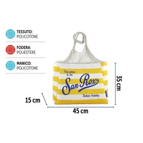 ROX BORSA MARE C/RETE 60X15X50CM DES.2