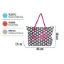 SAN ROX BORSA MARE CORDATA 65X50X17CM ROX D7