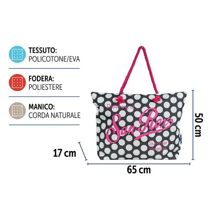 SAN ROX BORSA MARE CORDATA 65X50X17CM ROX D7