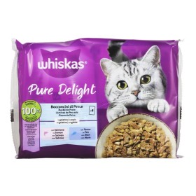 WHISKAS GATTO STRACCETTI 4X85G SELEZ PESCE