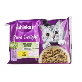 WHISKAS GATTO STRACCETTI 4X85G SELEZ POLLO SA