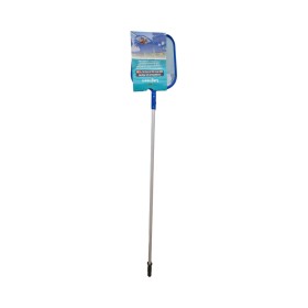 ACCIAPPA FOGLIE PER FONDI DELLA PISCINA CON MANICO 130 CM.