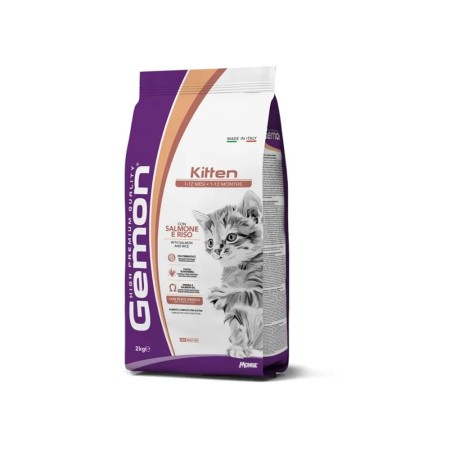 GEMON CAT KITTEN SALMONE/RISO Kg.2
