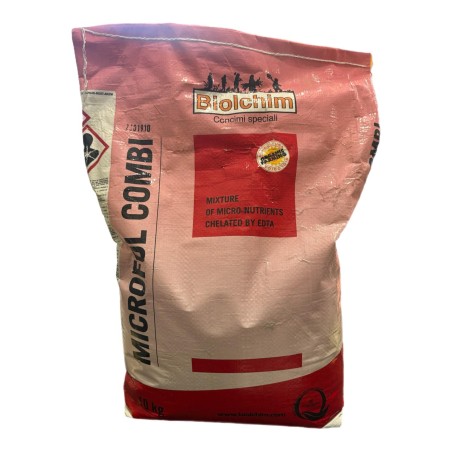 BIOLCHIM MICROFOL COMBI MISCELA DI MICROELEMENTI CHELATI EDTA KG. 10