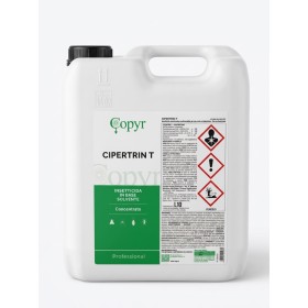 COPYR CIPERTRIN T INSETTICIDA CONCENTRATO A BASE DI CIPERMETRINA E TETRAMETRINA LT. 10