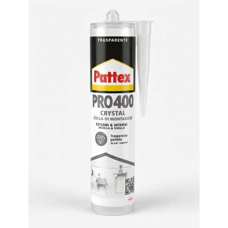PATTEX PRO 400 CRYSTAL ADESIVO TRASPARENTE PER APPLICAZIONE DI PRECISIONE GR. 290