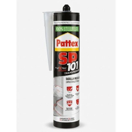 PATTEX SP101 SILICONE UNIVERSALE AD ALTE PRESTAZIONI TRASPARENTE ML. 280