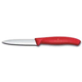 VICTORINOX SPELUCCHINO ONDULATO CLASSIC ROSSO 6.7631.C1 CM. 8