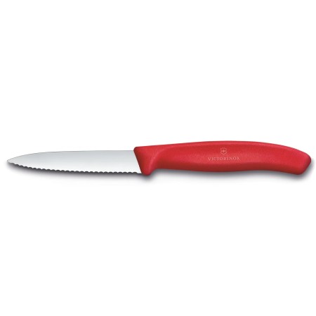 VICTORINOX SPELUCCHINO ONDULATO CLASSIC ROSSO 6.7631.C1 CM. 8