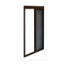 ZANZARIERA OPERA PLISSE IN ALLUMINIO ORIZZONTALE MARRONE CM.120x240 RIDUCIBILE