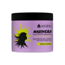 SETABLU MASCHERA CAPELLI SECCHI E DANNEGGIATI BURRO DI KARITE' E PANTENOLO ML. 500