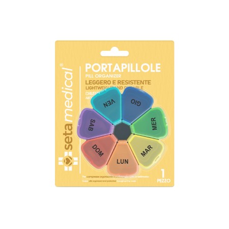 SETABLU PORTAPILLOLE SETTIMANALE FIORE