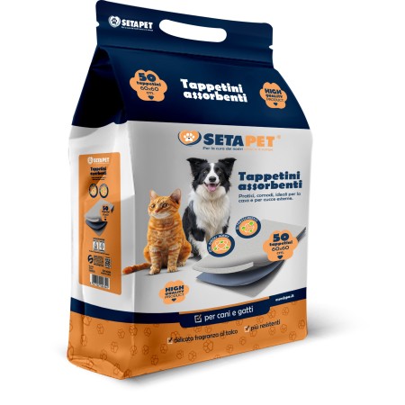 SETABLU TAPPETINI ASSORB. PET 50PZ 60X60