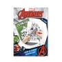 SETABLU ALBUM DA COLORARE AVENGERS 30 PAGINE    22 PAG DA COLORARE + 8 PAG ADESIVI