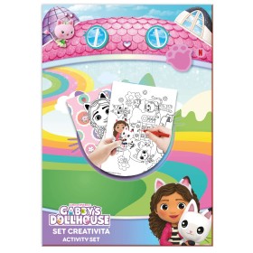 SETABLU ALBUM DA COLORARE GABBY'S DOLLHOUSE 30PA22 PAG DA COLORARE + 8 PAG ADESIVI