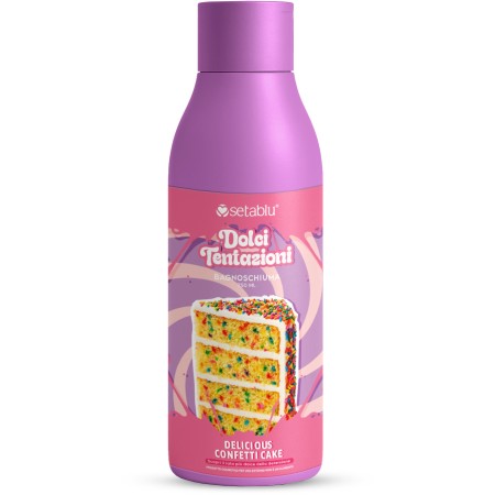 SETABLU BAGNOSCHIUMA 750ML DELICIOUS CONFETTI   CAKE