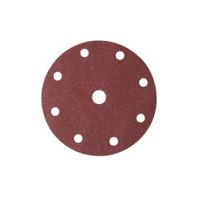 DISCHI ABRASIVI NORTON VELCRO 225 MM 6 F ORI GRANA 80