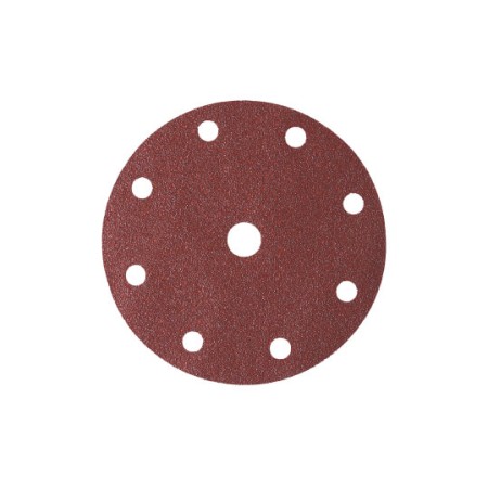 DISCHI ABRASIVI NORTON VELCRO 225 MM 6 F ORI GRANA 80