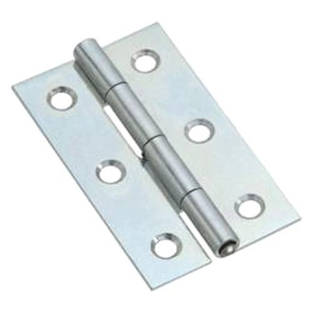 CERNIERE ZINCATE B/G STRETTE PERNO FISSO 51X31 MM