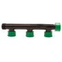 Irritec Collettore pvc con o-rings per irrigazione a 3 uscite 1 poll.