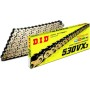CATENA DID 530VX3 (Gold & Black) - Lunghezza: 112 maglie con giunto a rivetto (ZJ)