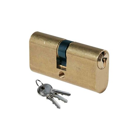 ISEO F300 CILINDRO OVALE 27-27 OTTONATO C/3CH