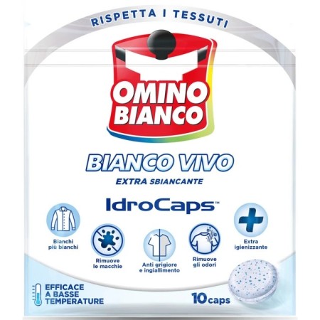OMINO BIANCO BIANCO VIVO EXTRA SBIANCANTE IDROCAPS 10 CAPS