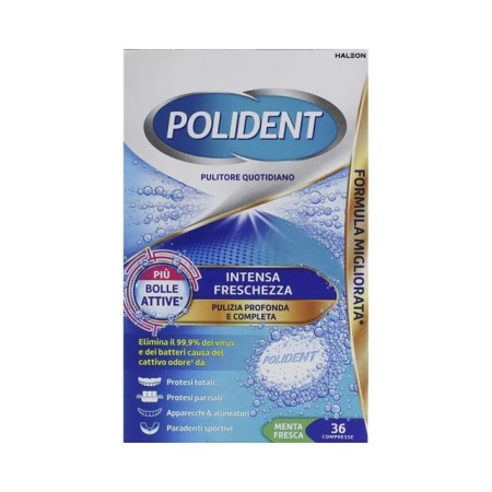 POLIDENT 36 COMPRESSE DENTIERA TRIPLA FRESCH