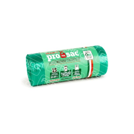 VIROSAC PROXSAC 52X65 VERDE 15PZ PROFUMATO