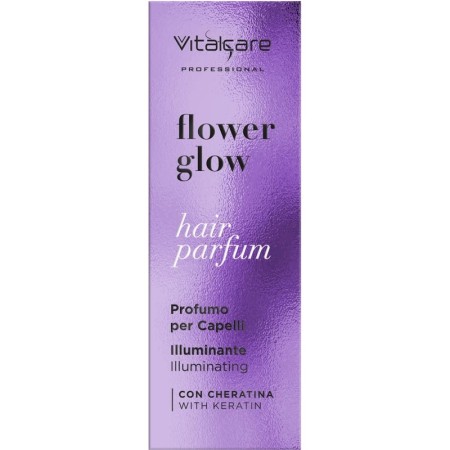 Vitalcare professional profumo per capelli flower glow illuminante con cheratina 50 ml
