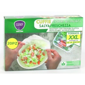 CLENDY CUCINA CUFFIE COPRI ALIM.20PZ XXL