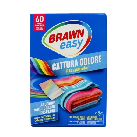Brawn easy cattura colore 60 panni lavatrice